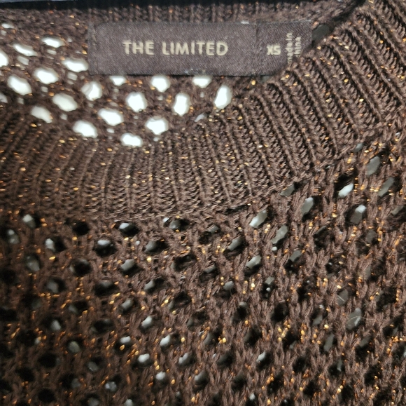 👸👕🧣 The Limited Crochet Cutout/Overlay Pullover Sweater in size XS - Picture 6 of 10